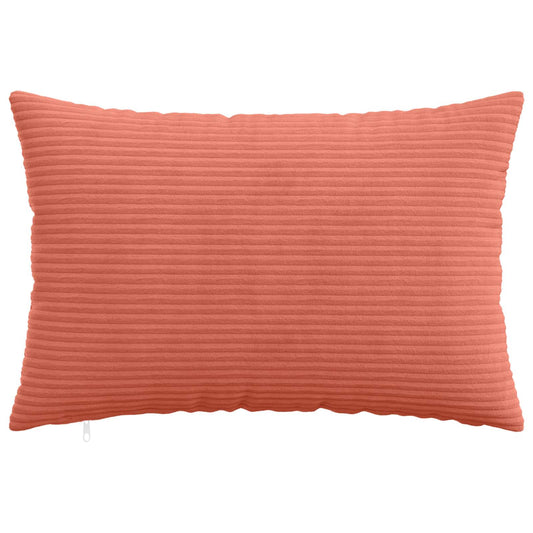 Cushion Cover 6 pcs HEERLEN Red Orange 30 x 50 cm Corduroy