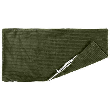 Cushion Cover 2 pcs HEERLEN Green 30 x 50 cm Corduroy