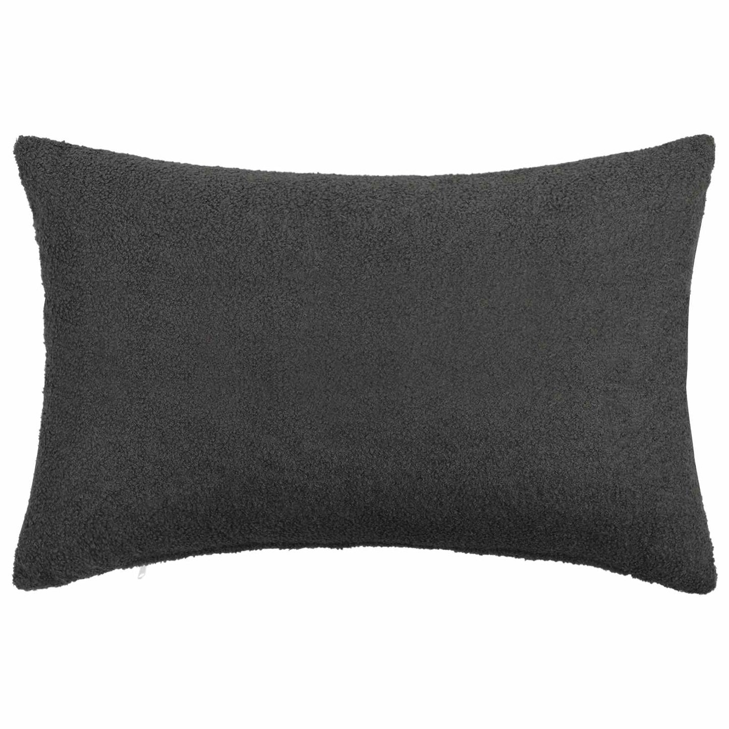 Cushion Cover 6 pcs HEERLEN Dark Grey 30 x 50 cm Bouclé