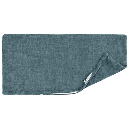Cushion Cover 6 pcs HEERLEN Blue 30 x 50 cm Chenille Fabric