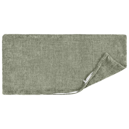 Cushion Cover 6 pcs HEERLEN Green 30 x 50 cm Chenille Fabric