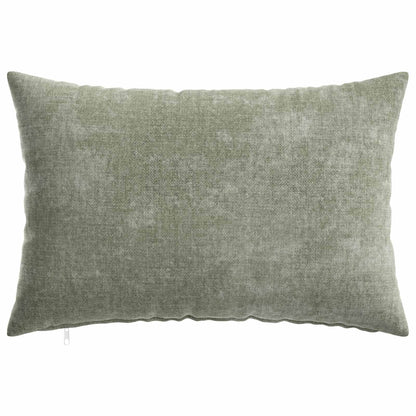 Cushion Cover 6 pcs HEERLEN Green 30 x 50 cm Chenille Fabric