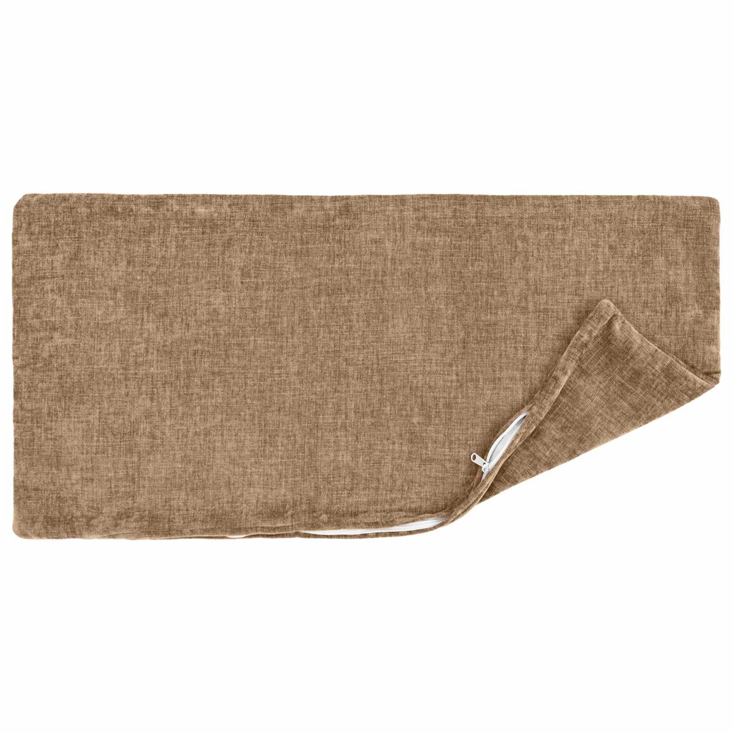 Cushion Cover 6 pcs HEERLEN Brown 30 x 50 cm Chenille Fabric