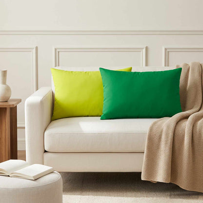 Cushion Cover 6 pcs HEERLEN Bright Green 30 x 50 cm Polyester