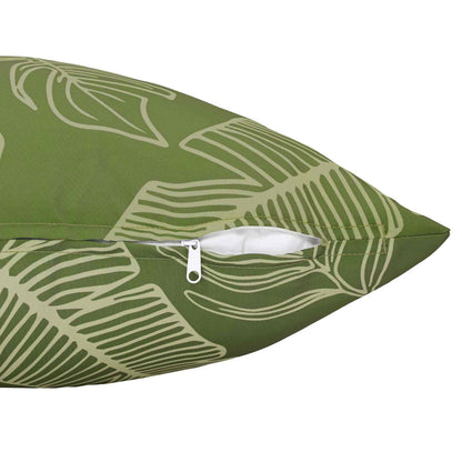 Cushion Cover 2 pcs HEERLEN Leaf Design 30 x 50 cm Polyester