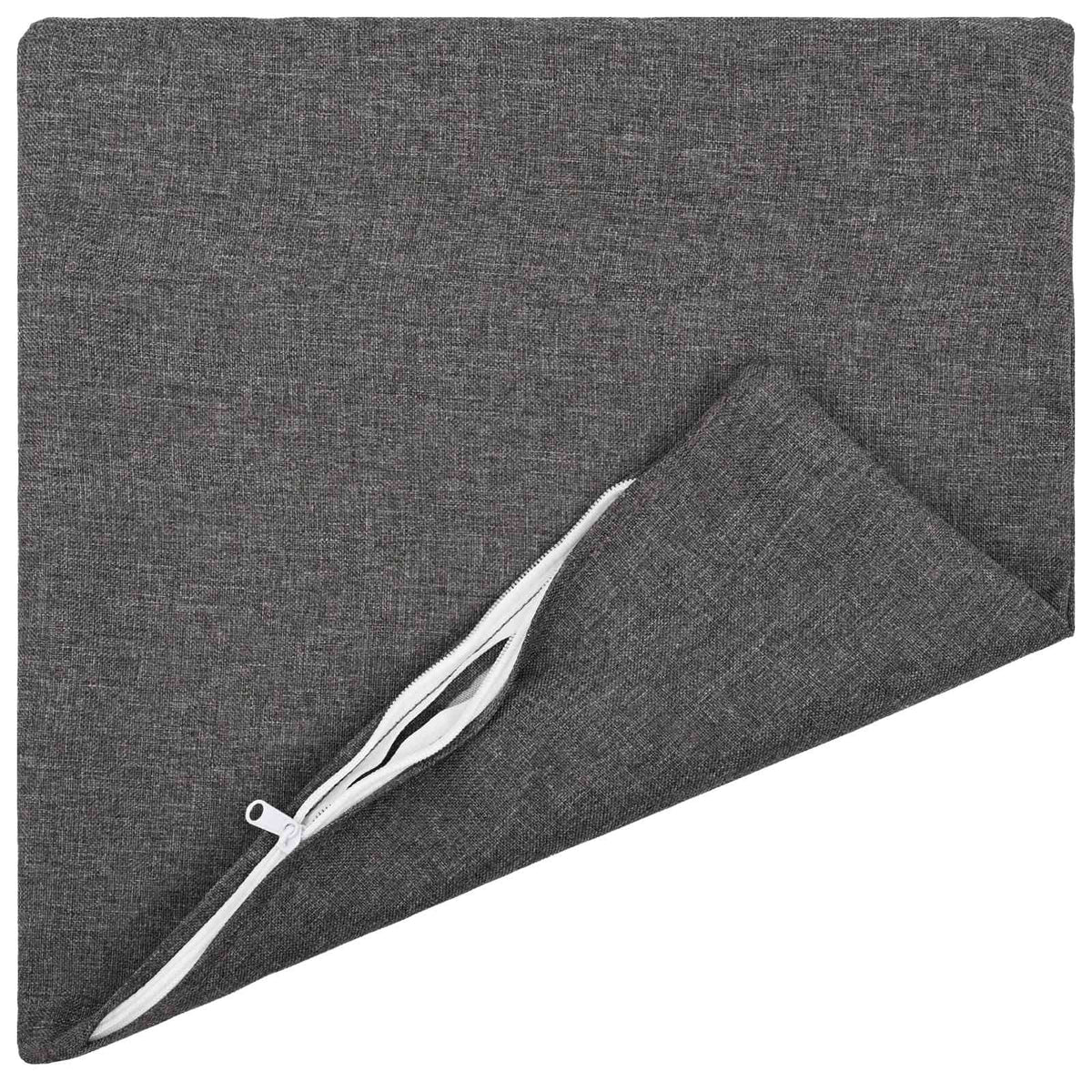 Cushion Cover 2 pcs HEERLEN Light Grey 35 x 35 cm Fabric