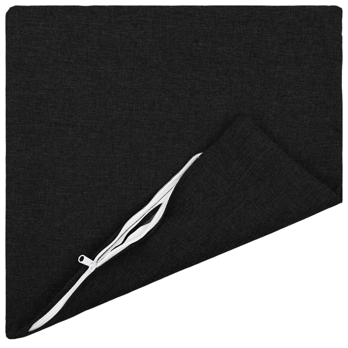 Cushion Cover 2 pcs HEERLEN Black 35 x 35 cm Fabric