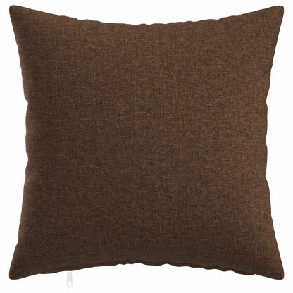 Cushion Cover 2 pcs HEERLEN Brown 35 x 35 cm Fabric