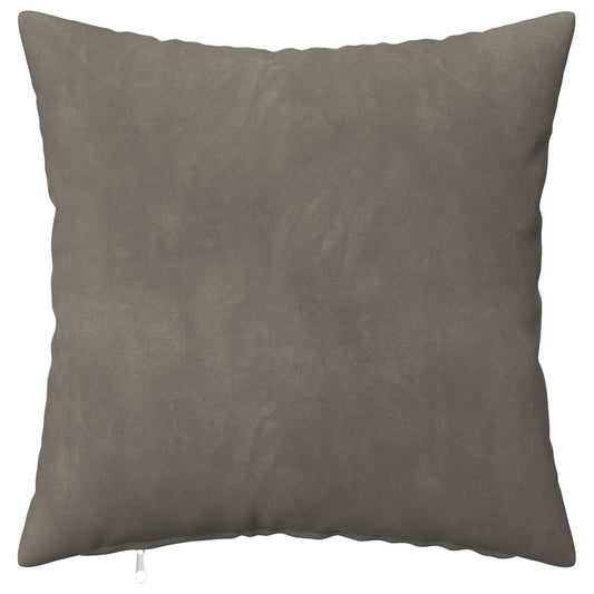 Cushion Cover 2 pcs HEERLEN Light Grey 35 x 35 cm Velvet
