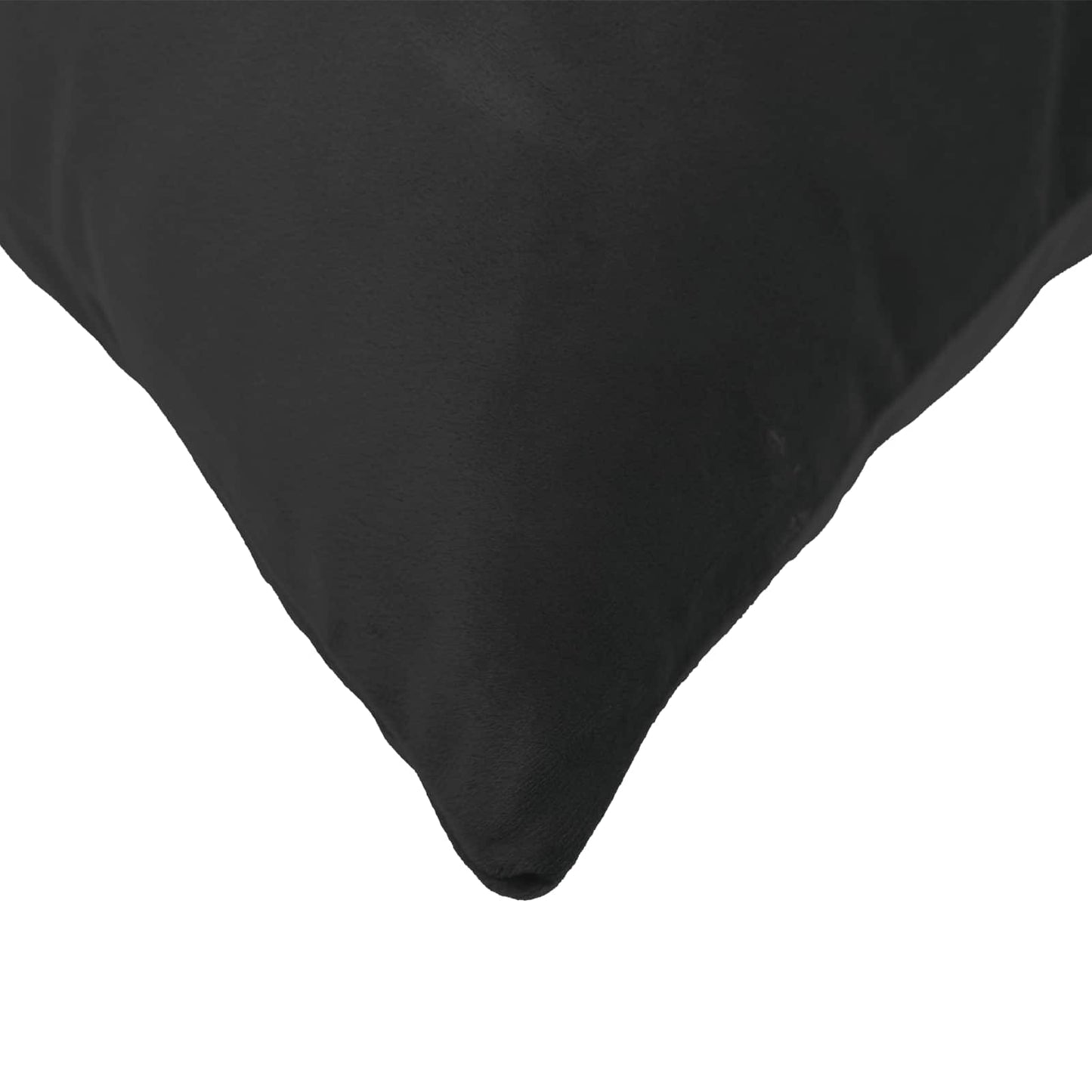 Cushion Cover 2 pcs HEERLEN Black 35 x 35 cm Velvet