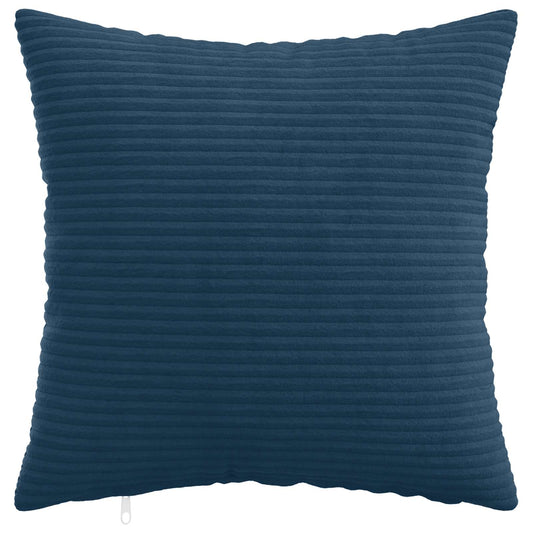 Cushion Cover 2 pcs HEERLEN Navy Blue 35 x 35 cm Corduroy