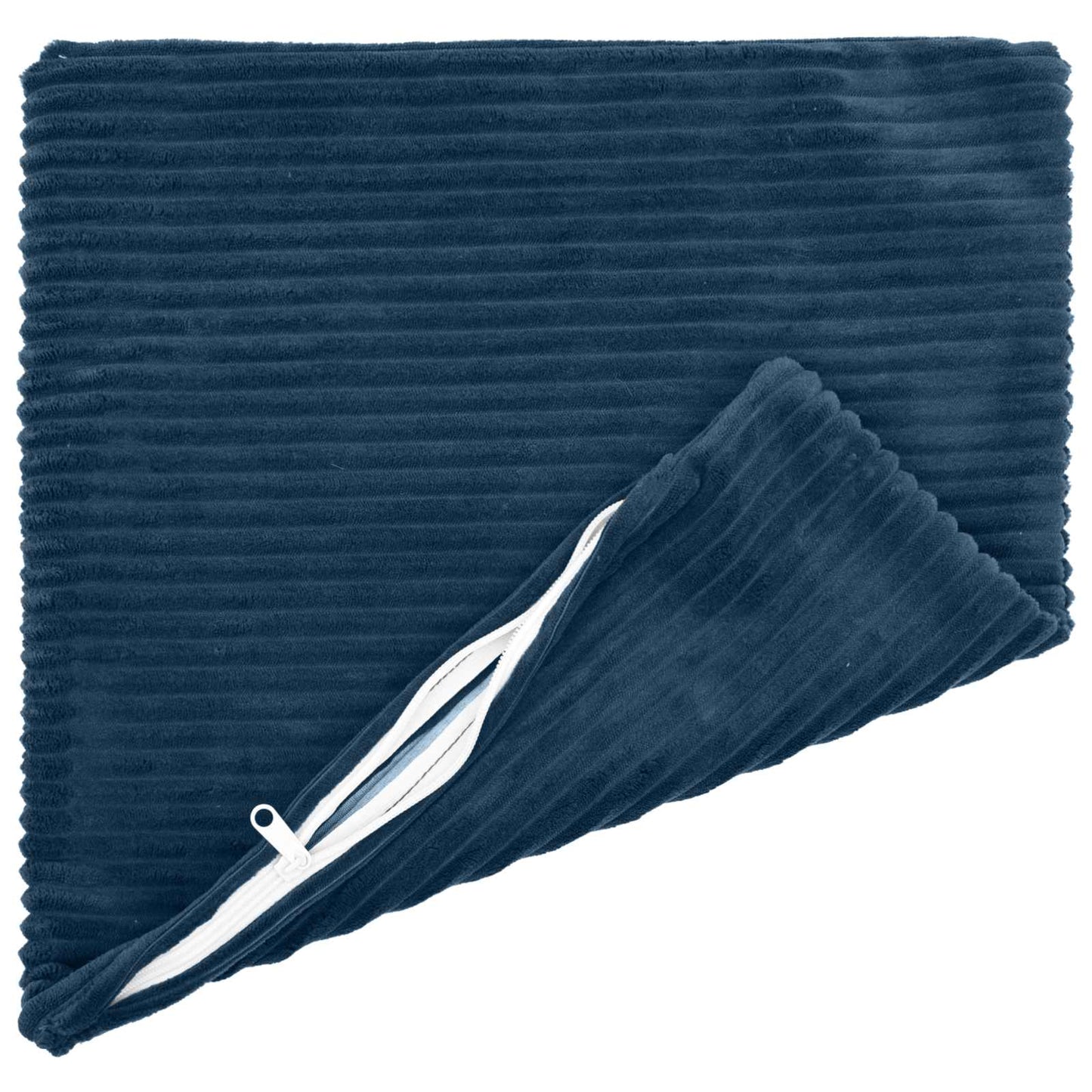 Cushion Cover 6 pcs HEERLEN Navy Blue 35 x 35 cm Corduroy