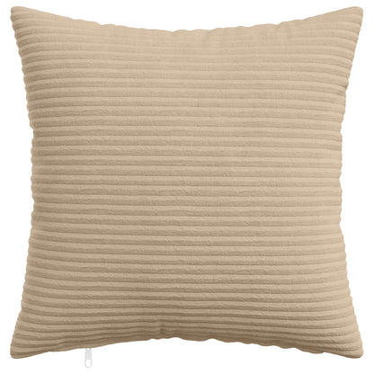 Cushion Cover 2 pcs HEERLEN Taupe 35 x 35 cm Corduroy