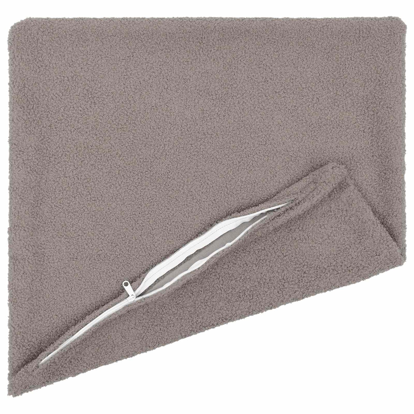 Cushion Cover 2 pcs HEERLEN Light Grey 35 x 35 cm Bouclé