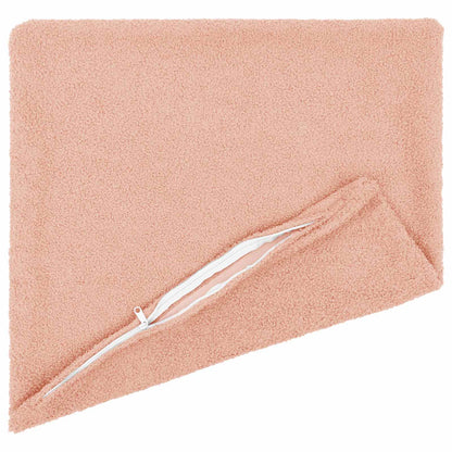 Cushion Cover 2 pcs HEERLEN Pink 35 x 35 cm Bouclé