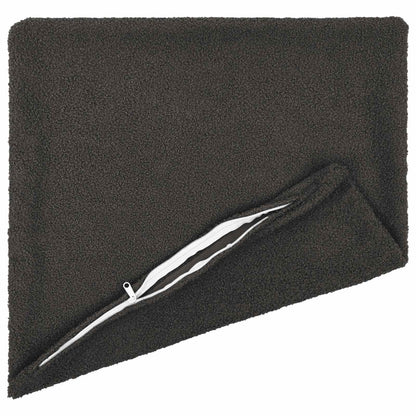 Cushion Cover 2 pcs HEERLEN Dark Grey 35 x 35 cm Bouclé