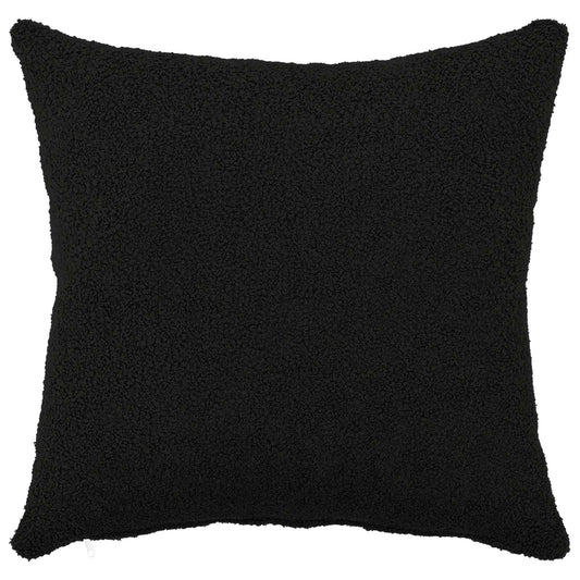 Cushion Cover 6 pcs HEERLEN Black 35 x 35 cm Bouclé