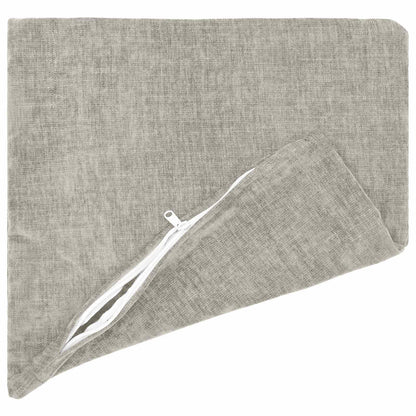Cushion Cover 2 pcs HEERLEN Light Grey 35 x 35 cm