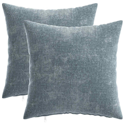 Cushion Cover 2 pcs HEERLEN Light Blue 35 x 35 cm