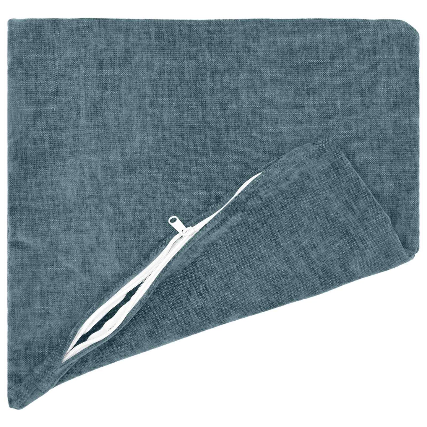 Cushion Cover 2 pcs HEERLEN Blue 35 x 35 cm Chenille Fabric