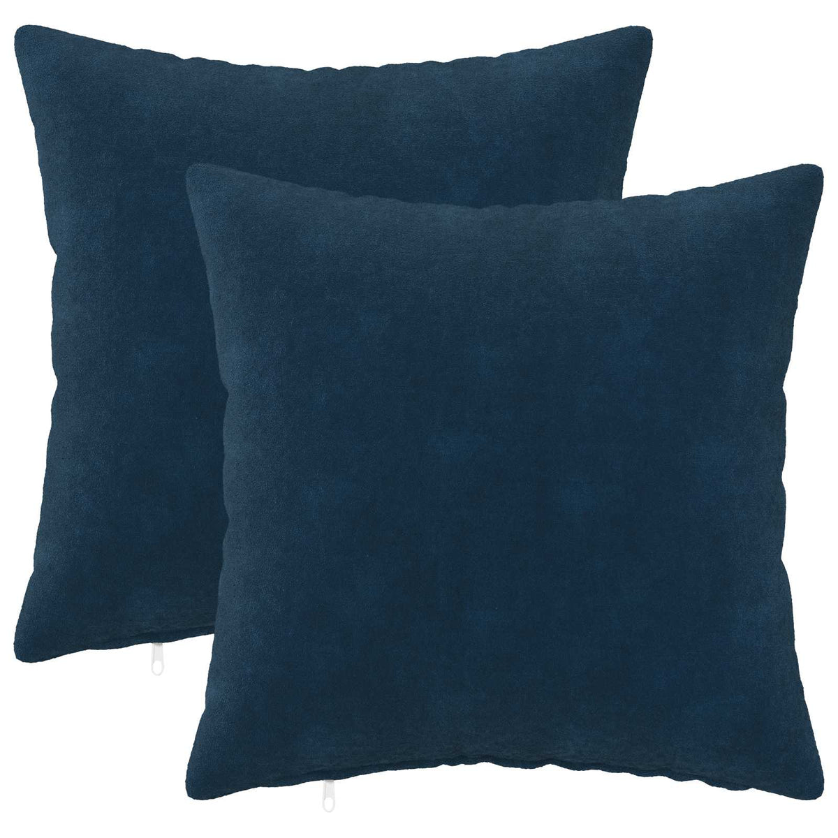 Cushion Cover 2 pcs HEERLEN Blue 35 x 35 cm Microfiber Fleece