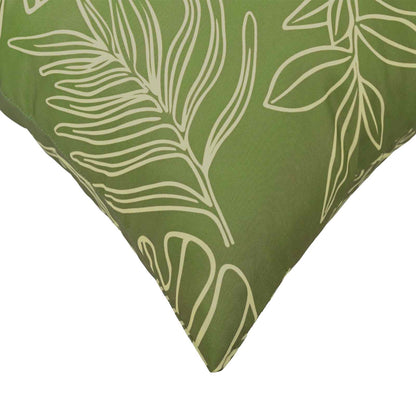 Cushion Cover 6 pcs HEERLEN Leaf Design 35 x 35 cm Polyester