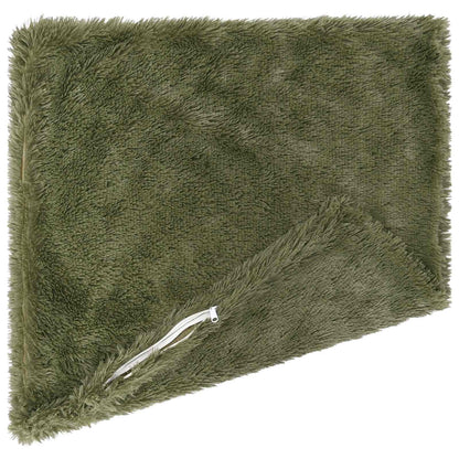 Cushion Cover 6 pcs HEERLEN Green 35 x 35 cm PV Fleece