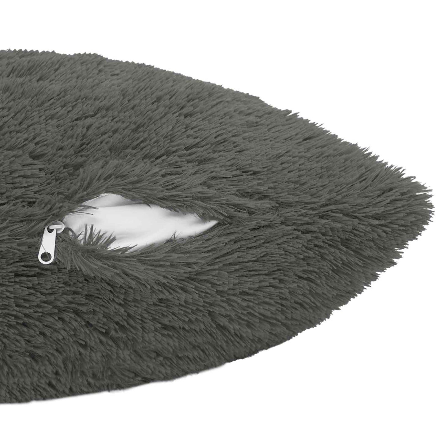 Cushion Cover 2 pcs HEERLEN Light Grey 35 x 35 cm PV Fleece