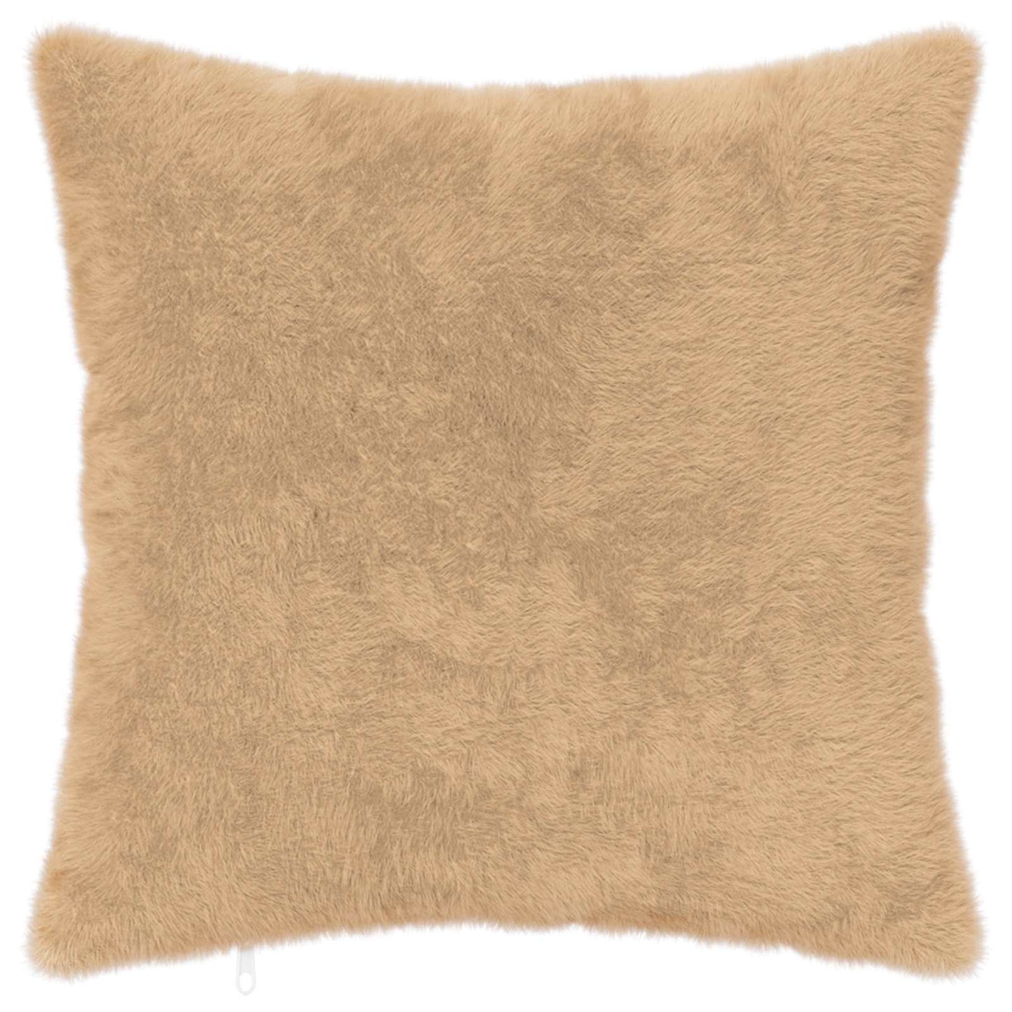 Cushion Cover 6 pcs HEERLEN Cream 35 x 35 cm Faux Rabbit Fur