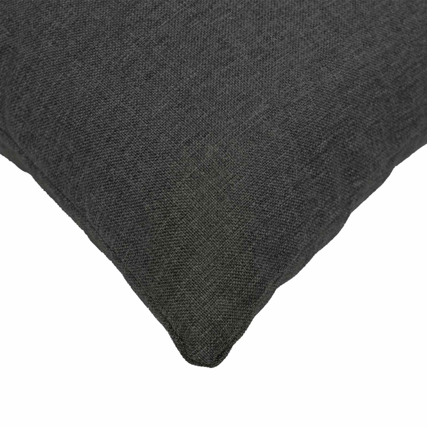 Cushion Cover 2 pcs HEERLEN Dark Grey 40 x 40 cm Fabric