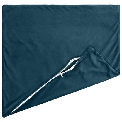Cushion Cover 2 pcs HEERLEN Blue 40 x 40 cm Velvet