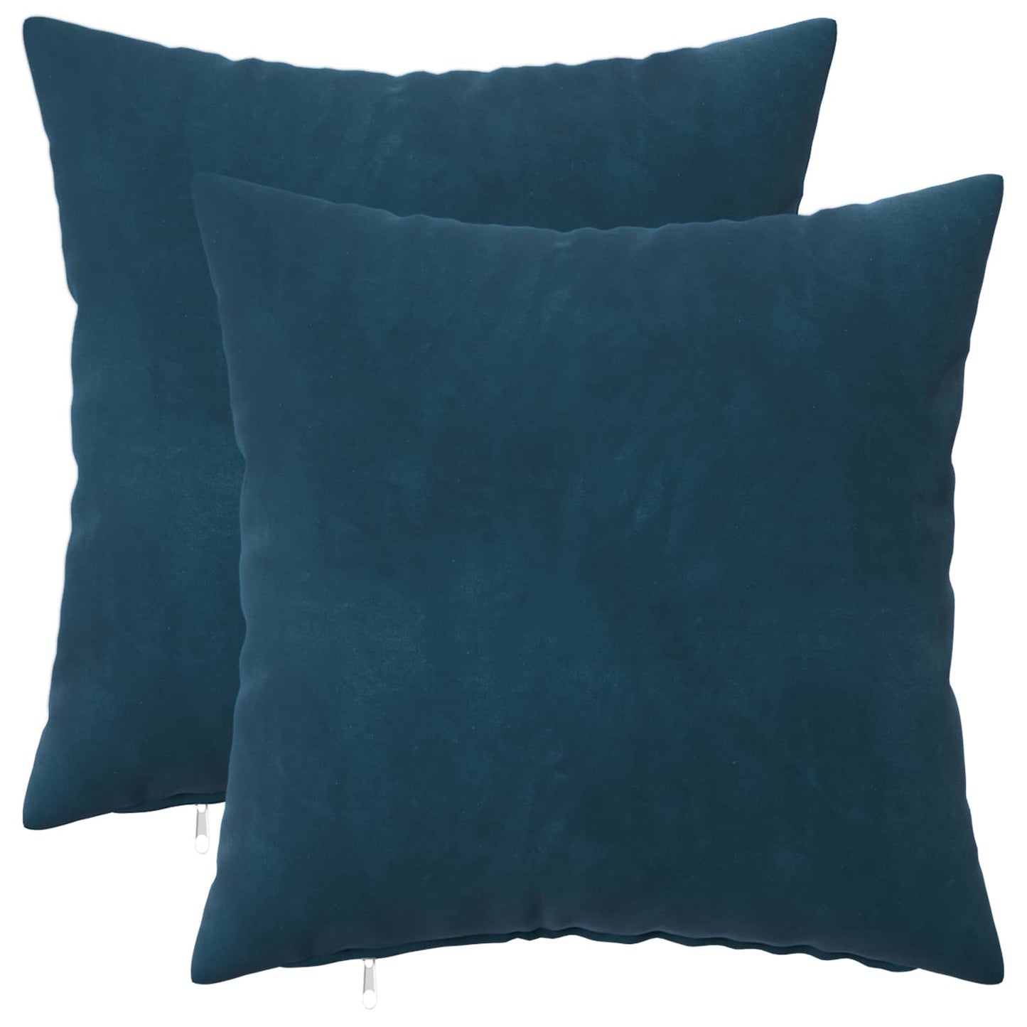 Cushion Cover 2 pcs HEERLEN Blue 40 x 40 cm Velvet