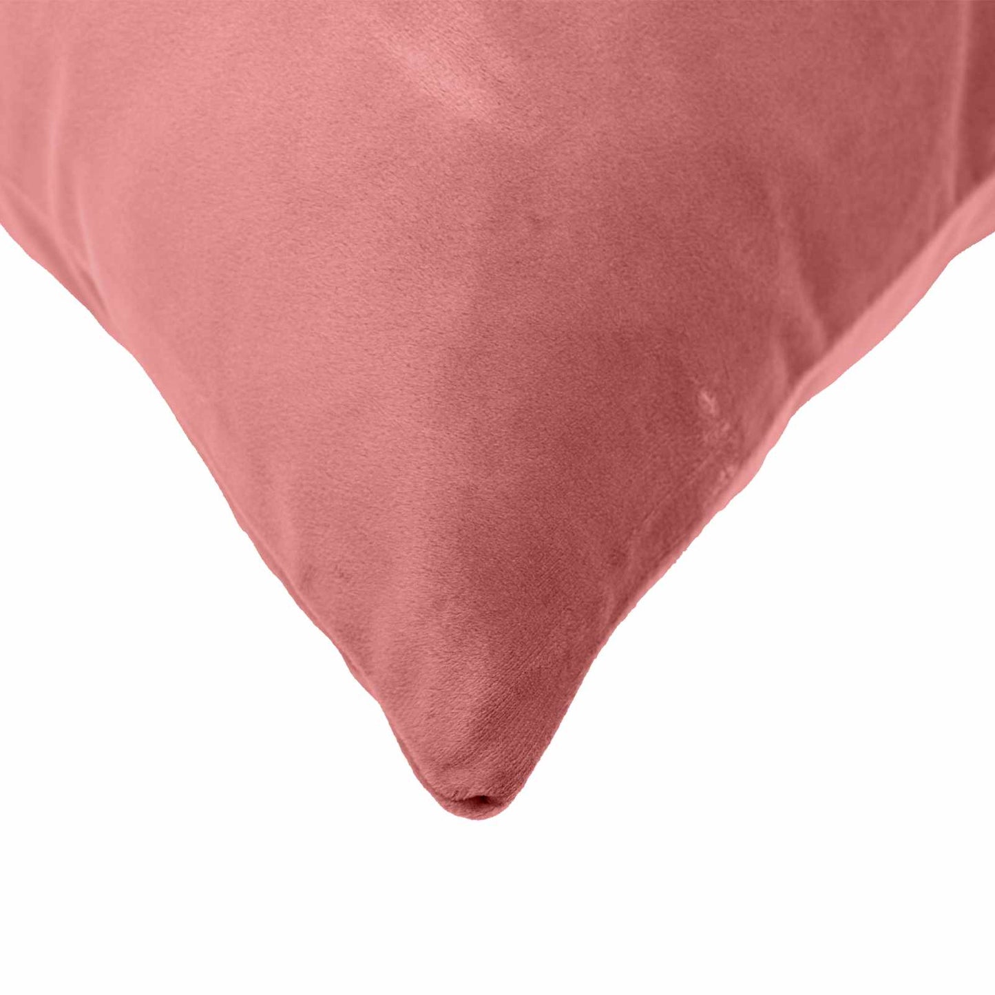 Cushion Cover 2 pcs HEERLEN Pink 40 x 40 cm Velvet