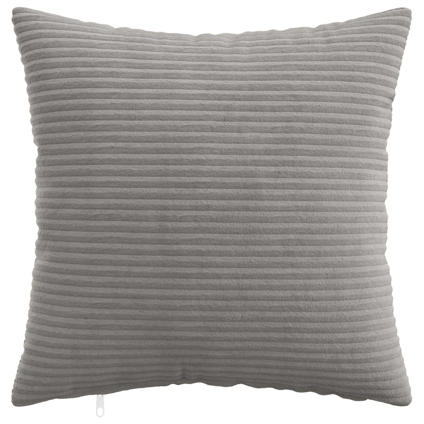 Cushion Cover 6 pcs HEERLEN Light Grey 40 x 40 cm Corduroy