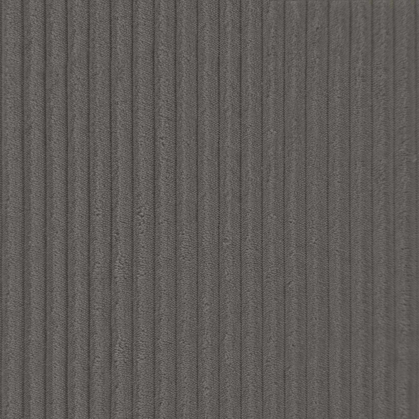 Cushion Cover 6 pcs HEERLEN Dark Grey 40 x 40 cm Corduroy
