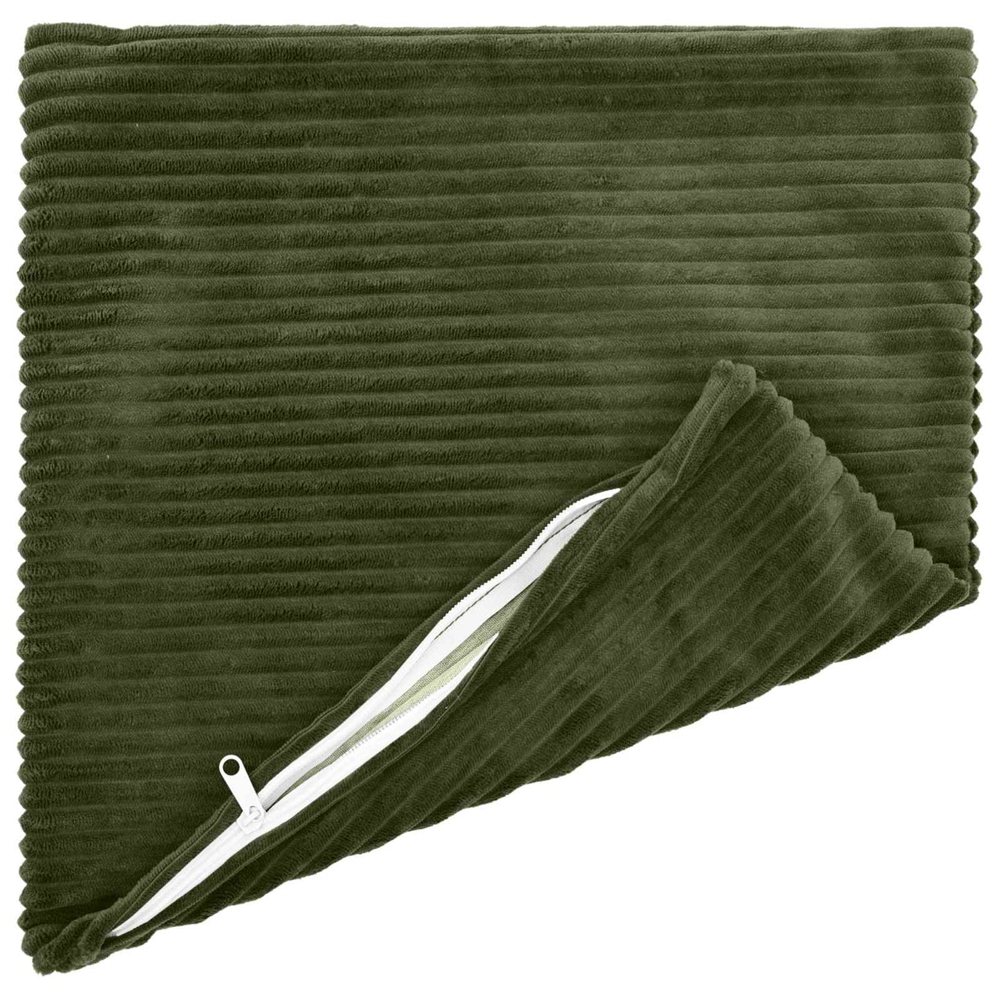Cushion Cover 6 pcs HEERLEN Green 40 x 40 cm Corduroy