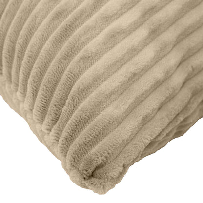 Cushion Cover 2 pcs HEERLEN Taupe 40 x 40 cm Corduroy