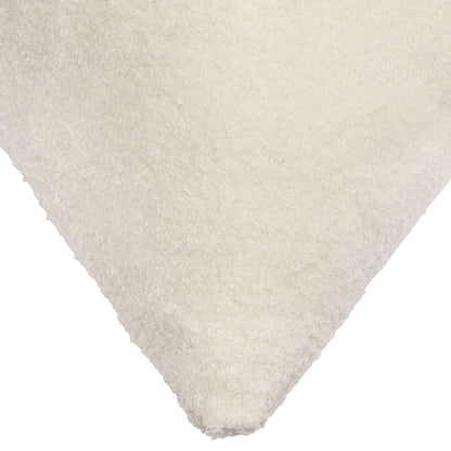Cushion Cover 2 pcs HEERLEN Cream 40 x 40 cm Bouclé