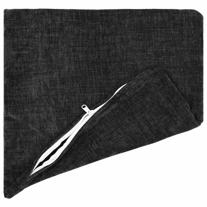 Cushion Cover 6 pcs HEERLEN Anthracite 40 x 40 cm