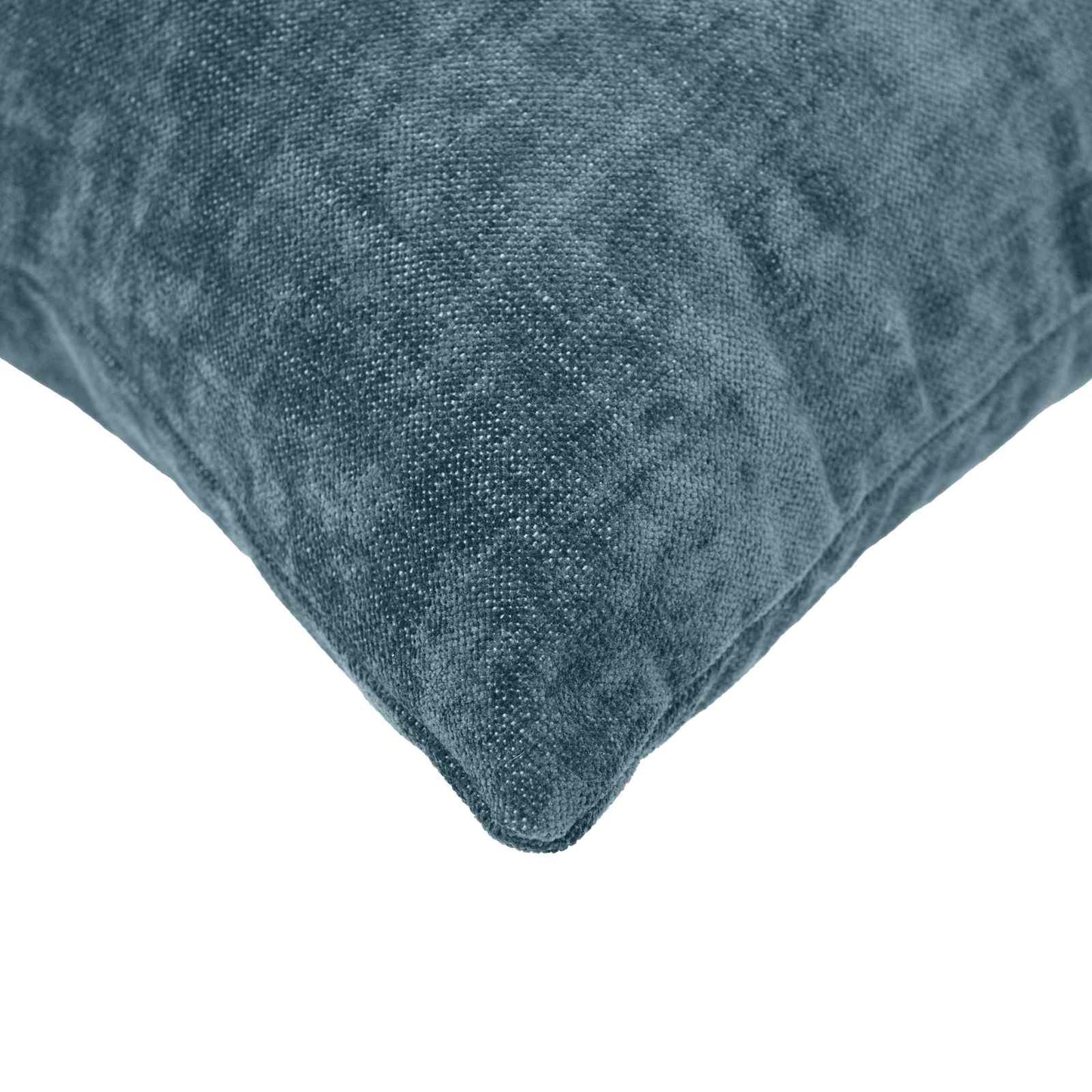 Cushion Cover 2 pcs HEERLEN Blue 40 x 40 cm Chenille Fabric
