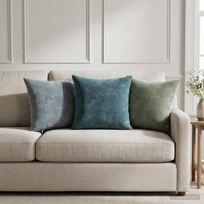 Cushion Cover 6 pcs HEERLEN Light Blue 30 x 30 cm