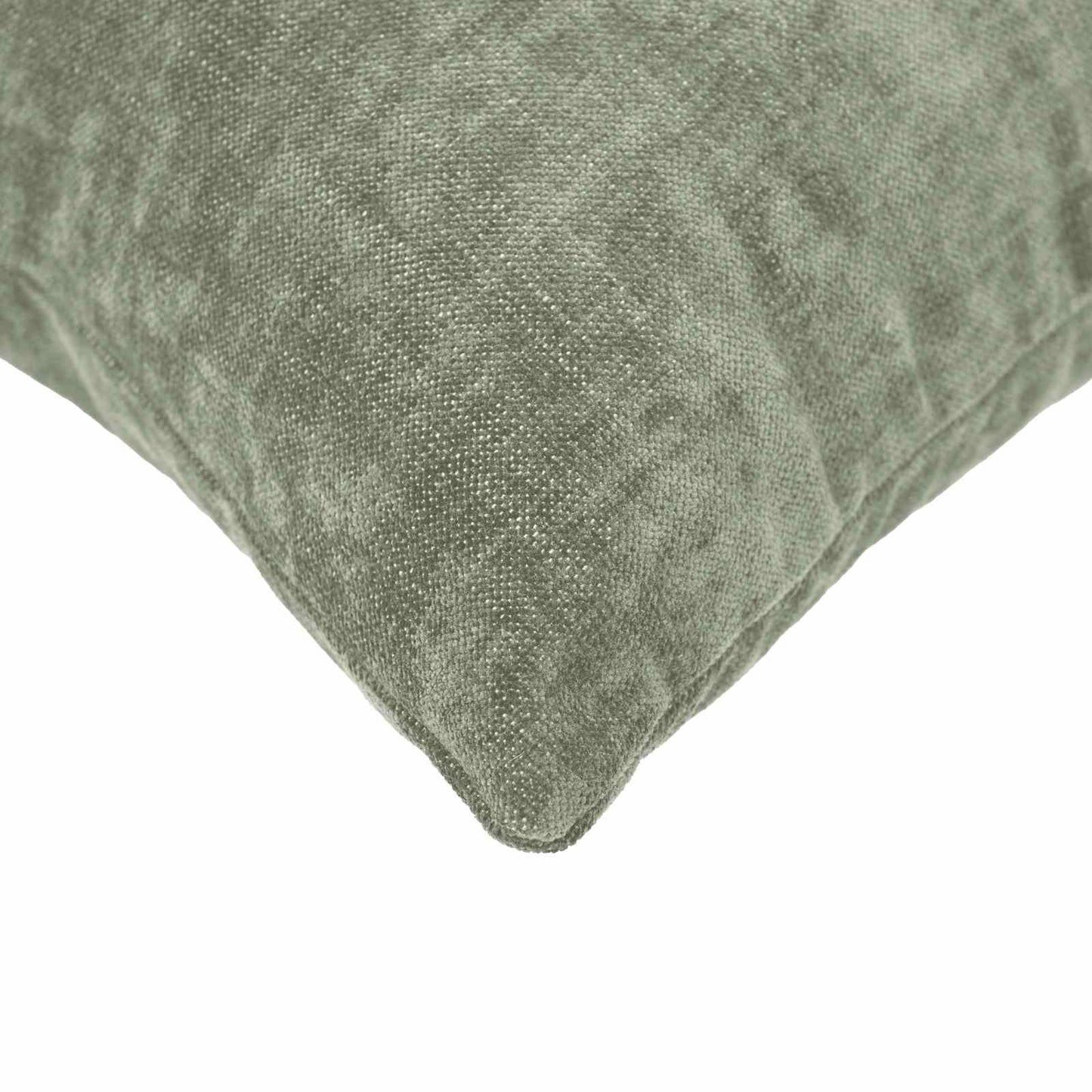 Cushion Cover 2 pcs HEERLEN Green 40 x 40 cm Chenille Fabric