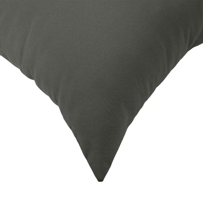 Cushion Cover 2 pcs HEERLEN Anthracite 40 x 40 cm Polyester