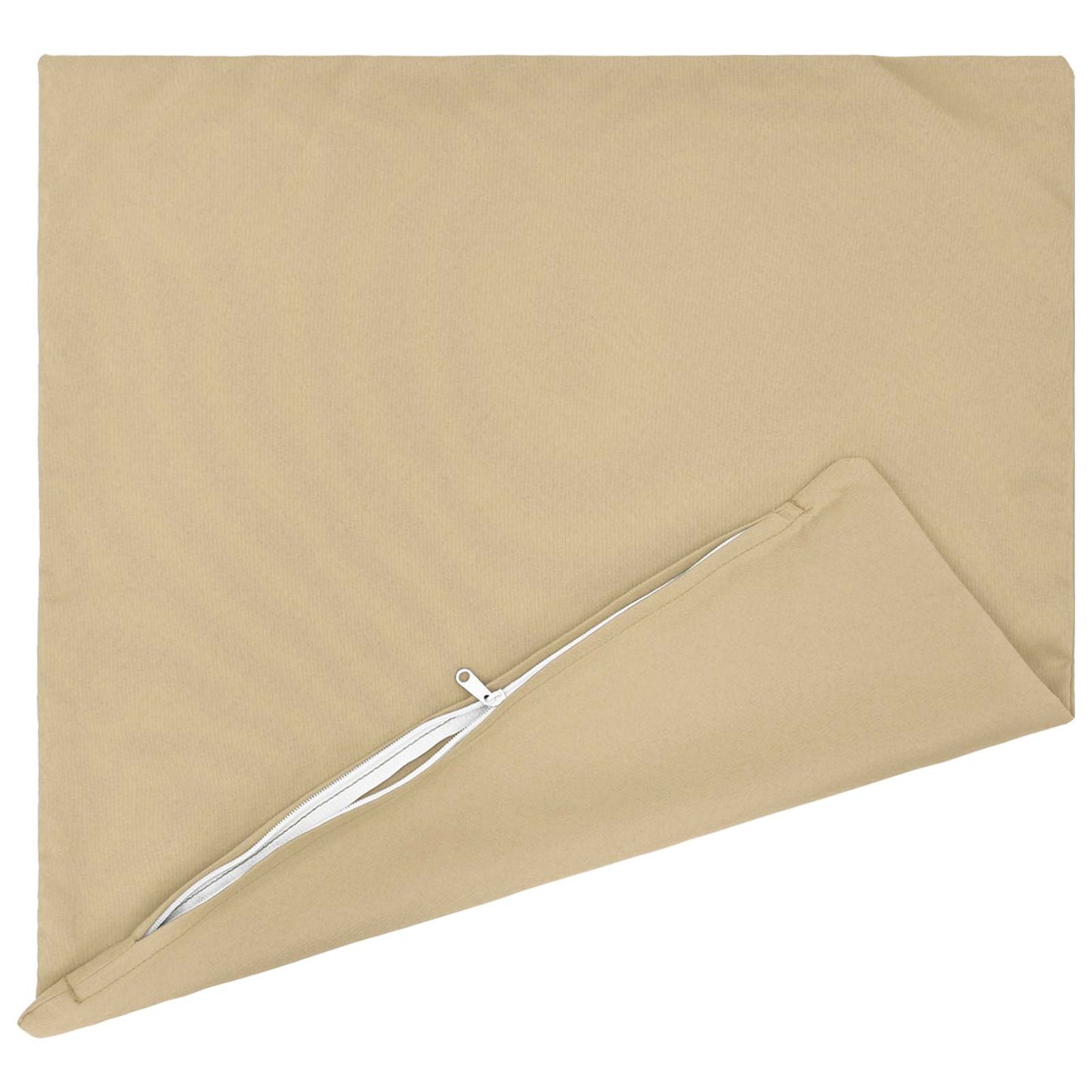 Cushion Cover 12 pcs HEERLEN Beige 40 x 40 cm Polyester