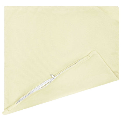 Cushion Cover 2 pcs HEERLEN Cream 40 x 40 cm Polyester