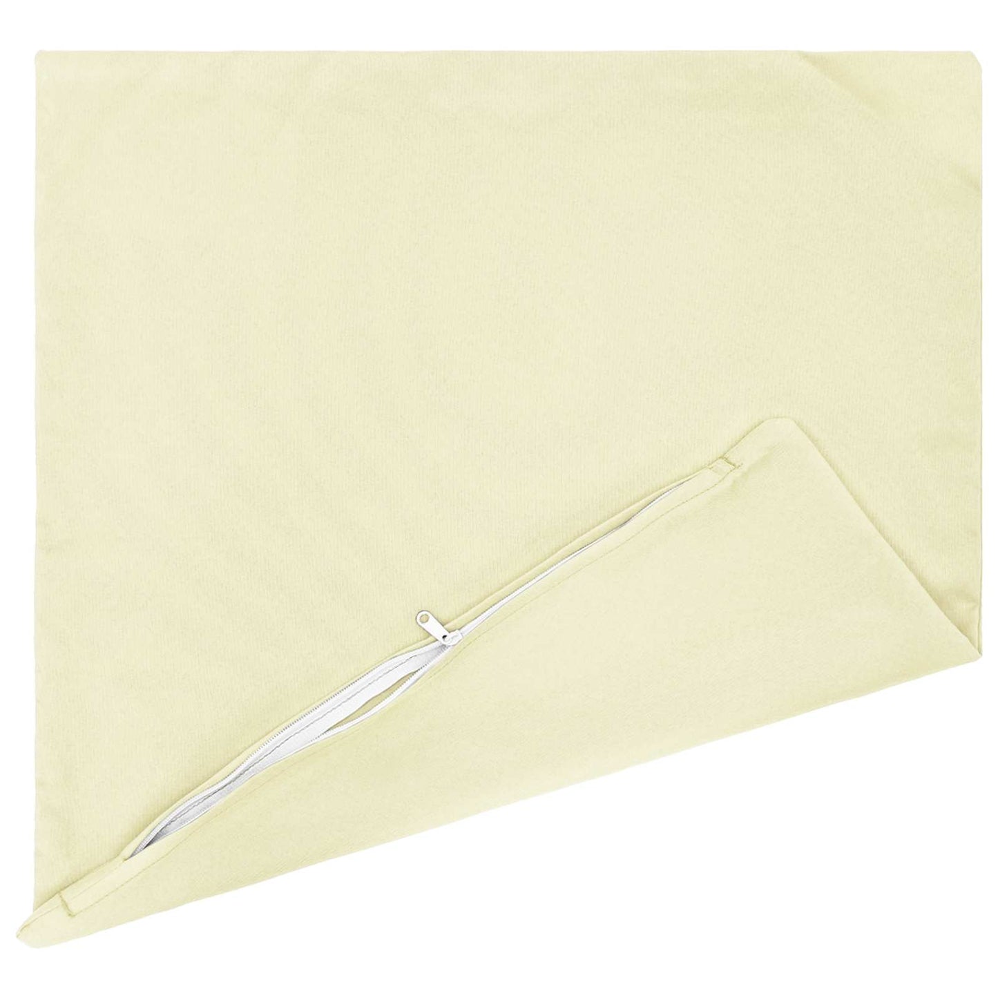 Cushion Cover 6 pcs HEERLEN Cream 40 x 40 cm Polyester