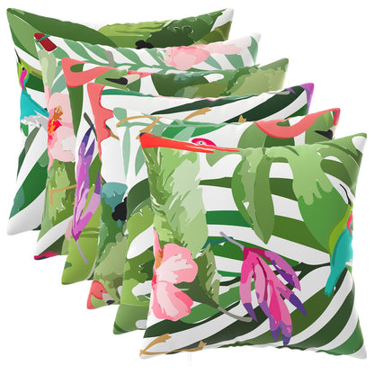 Cushion Cover 6 pcs HEERLEN Multicolour 40 x 40 cm Polyester