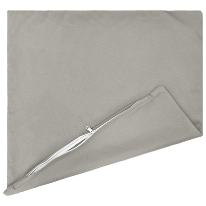 Cushion Cover 12 pcs HEERLEN Grey 40 x 40 cm Polyester