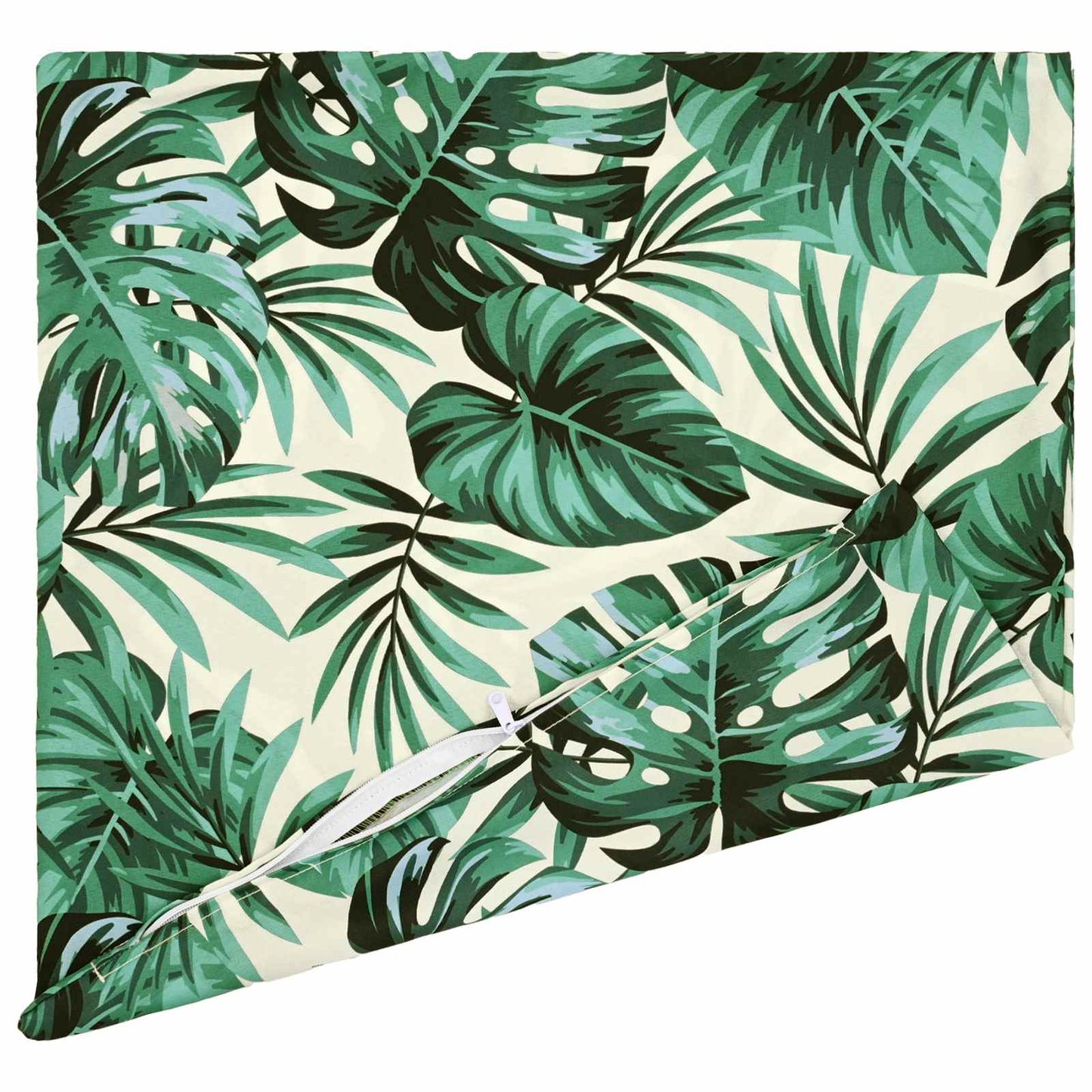 Cushion Cover 12 pcs HEERLEN Leaf Pattern 40 x 40 cm Polyester