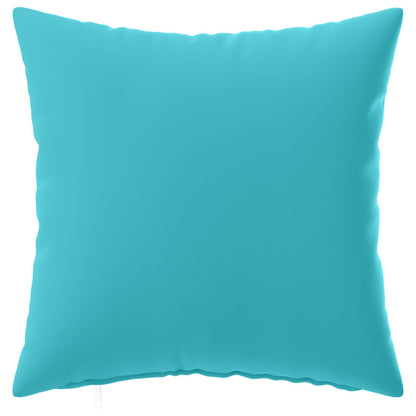 Cushion Cover 12 pcs HEERLEN Turquoise 40 x 40 cm Polyester